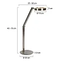 Steinhauer Tafelarmatuur RINGLUX IP20, dimbaar