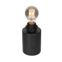 Steinhauer table lamp BREEZA BEACH 1 flame E27 IP20, black dimmable