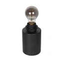 Steinhauer table lamp BREEZA BEACH 1 flame E27 IP20, black dimmable