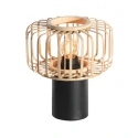 Steinhauer table lamp BREEZA BEACH 1 flame E27 IP20, black dimmable