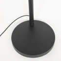 Steinhauer floor lamp BREEZA BEACH 3 flames E27 IP20, black dimmable