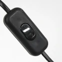 Steinhauer Wandarmatuur BREEZA BEACH 1 1-vlams E27 IP20, zwart dimbaar