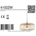 Steinhauer pendant luminaire BREEZA BEACH 1 flame E27 IP20, black dimmable