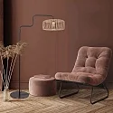 Steinhauer Staande lamp BLOEBA E27 IP20, dimbaar
