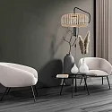 Steinhauer wall luminaire BLOEBA E27 IP20, dimmable
