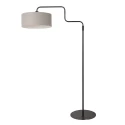 Steinhauer Staande lamp BLOEBA 1-vlams E27 IP20, zwart dimbaar