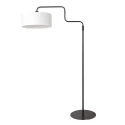 Steinhauer Staande lamp BLOEBA 1-vlams E27 IP20, zwart dimbaar