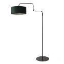 Steinhauer Staande lamp BLOEBA 1-vlams E27 IP20, zwart dimbaar