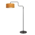 Steinhauer Staande lamp BLOEBA 1-vlams E27 IP20, zwart dimbaar