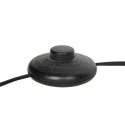 Steinhauer Staande lamp BLOEBA 1-vlams E27 IP20, zwart dimbaar