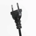 Steinhauer Staande lamp BLOEBA 1-vlams E27 IP20, zwart dimbaar