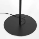 Steinhauer Staande lamp BLOEBA 1-vlams E27 IP20, zwart dimbaar