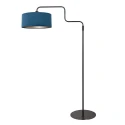 Steinhauer Staande lamp BLOEBA 1-vlams E27 IP20, zwart dimbaar