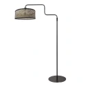 Steinhauer Staande lamp BLOEBA 1-vlams E27 IP20, zwart dimbaar