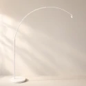 Steinhauer Booglamp LUMA NOLA 1-vlams E27 IP20, wit dimbaar