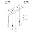Steinhauer Pendelarmatuur GLIMSY IP20, dimbaar