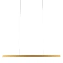 Mexlite Pendelarmatuur BRIGHTLINE 2-vlams IP20, goud dimbaar
