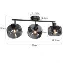 Mexlite Wandarmatuur TENEBRIS E14 IP20, dimbaar