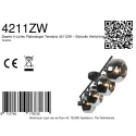 Mexlite Wandarmatuur TENEBRIS 4-vlams E14 IP20, zwart dimbaar