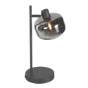 Mexlite Tafelarmatuur TENEBRIS 1-vlams E14 IP20, zwart dimbaar
