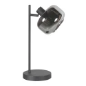 Mexlite Tafelarmatuur TENEBRIS 1-vlams E14 IP20, zwart dimbaar