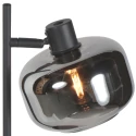 Mexlite Tafelarmatuur TENEBRIS 1-vlams E14 IP20, zwart dimbaar