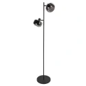 Mexlite Staande lamp TENEBRIS 2-vlams E14 IP20, zwart dimbaar