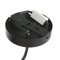 Steinhauer pendant luminaire DOWNLUME 1 flame GU10 IP20, black dimmable