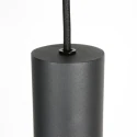 Steinhauer pendant luminaire DOWNLUME 1 flame GU10 IP20, black dimmable