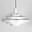 Steinhauer pendant luminaire HALO CIRQUE 1 flame E27 IP20, white dimmable