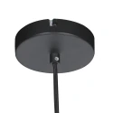 Steinhauer pendant luminaire HALO CIRQUE 1 flame E27 IP20, black dimmable