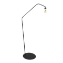anne light & home Staande lamp ZIG-ZAG 1-vlams E27 IP20, zwart dimbaar