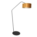anne light & home Staande lamp ZIG-ZAG 1-vlams E27 IP20, zwart dimbaar