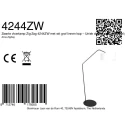 anne light & home floor lamp ZIG-ZAG E27 IP20, dimmable