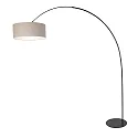 anne light & home floor lamp CURVE E27 IP20, dimmable