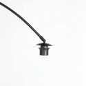 anne light & home Booglamp CURVE 1-vlams E27 IP20, zwart dimbaar
