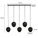 Mexlite Pendelarmatuur HALOSWAP E27 IP20, dimbaar