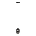Mexlite pendant luminaire DROVIA 1 flame E27 IP20, black dimmable