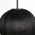 Mexlite pendant luminaire SILURA 1 flame E27 IP20, black dimmable