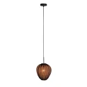 Mexlite pendant luminaire SILURA 1 flame E27 IP20, black dimmable