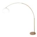Steinhauer Staande lamp SPARKLED LIGHT 1-vlams E27 IP20, brons dimbaar