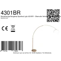 Steinhauer Staande lamp SPARKLED LIGHT 1-vlams E27 IP20, brons dimbaar