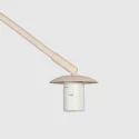 Steinhauer Staande lamp SPARKLED LIGHT 1-vlams E27 IP20, crème dimbaar