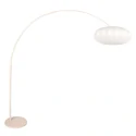 Steinhauer Booglamp LUMA NOLA 1-vlams E27 IP20, crème dimbaar