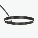 Mexlite Staande lamp LUNA-ARC 2-vlams IP20, zwart dimbaar
