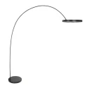 Mexlite Staande lamp LUNA-ARC 2-vlams IP20, zwart dimbaar