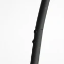 Mexlite Staande lamp LUNA-ARC 2-vlams IP20, zwart dimbaar
