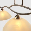 Steinhauer pendant luminaire ANTHEA 3 flames E27 IP20, bronze dimmable