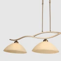 Steinhauer pendant luminaire ANTHEA 3 flames E27 IP20, bronze dimmable