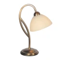 table lamp ANTHEA 1 flame E27 IP20, bronze dimmable